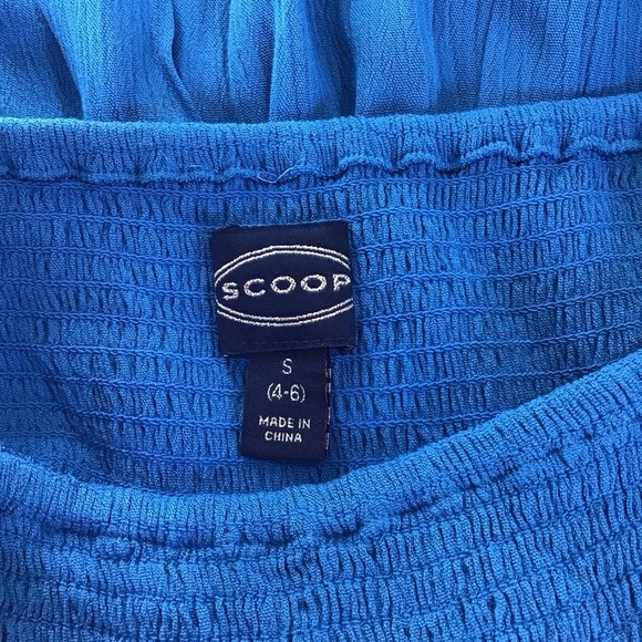 Scoop Boho Tiered Blue Maxi Skirt Women’s Size Small - Picture 4 of 6